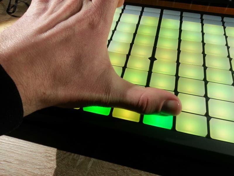 Ableton Push for Finger Drumming