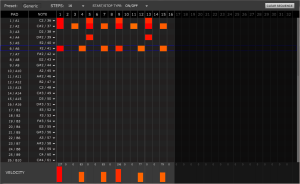 AKAI MPD232 Sequence Editor